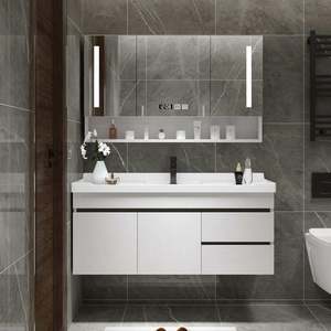 Mueble de Baño de Diseño Personalizado con Lavabo, Muebles de Baño Elegantes - Product Image 5
