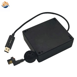 Enrouleur de cordon de traction latéral 2M petit ressort rétractable 2.0 enrouleur de câble USB pour la charge - Product Image 2