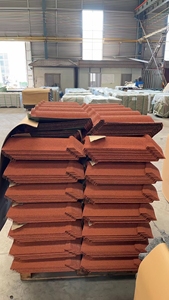 Chine Usine Conception Moderne Pierre Enduit Tuile Métallique <span class=keywords><strong>Isolation</strong></span> Thermique et Anti-Corrosion pour Application Hôtel - Product Image 5