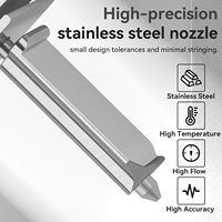 Upgrade Hotend Quick-Swap A1/A1 Mini dengan Nozzle Stainless Steel 0.4mm, Kit Hotend Kecepatan Tinggi untuk Printer 3D Bambu Lab A1/A1 Mini