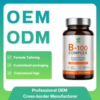Capsules de vitamine B en vrac ODM |   Capsules de Vitamine B à Marque Privée, Directement de l'Usine GMP avec Rapports de Laboratoire, Soutien au Métabolisme Énergétique