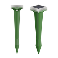 Répulsif Solaire Ultrasonique Étanche IP68 Contre les Taupes et Serpents pour Jardins Extérieurs à Insertion