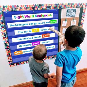 Tabla Educativa de Pared de Tamaño Estándar para Niños, para el Aprendizaje en el Aula, Material Escolar y de Oficina - Product Image 3