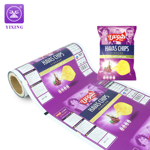Película de Embalaje Laminada de Plástico Flexible Impresa Personalizada, Rollo de Película para Bolsitas de Palomitas de Maíz, Papas Fritas y Otros Snacks - Product Image 3
