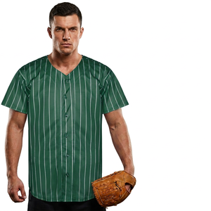 Unisex Baseball Jersey Short Sleeve <b>Button</b> Front Quick Dry 100% Polyester Adult For All Seasons baseball jerseys - Product Image 4
