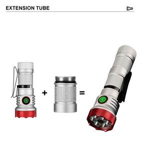 Có thể sạc lại chiến thuật dẫn đèn Pin IP55 không thấm nước hợp kim nhôm Mini torch 1000 + lumens 11 chế độ ánh sáng cắm trại EDC - Product Image 5