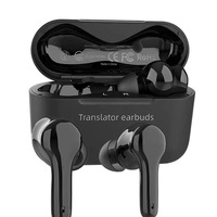 Écouteurs traducteurs IA Traduction vocale bidirectionnelle en temps réel Casque pour la réduction du bruit Lecture de chansons Traducteur hors ligne