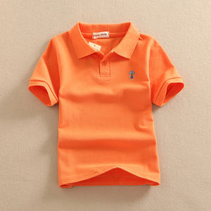 Camiseta Polo para Niños, 100% Algodón Piqué, con Diseño de Oso Bordado, Nueva Colección 2020 - Product Image 4
