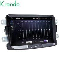 Krando Android 10.0 8 pouces autoradio DVD lecteur multimédia pour Renault Dacia Sandero Duster 2012-2013 unité principale Auto GPS tablette