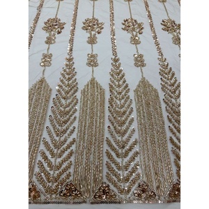<span class=keywords><strong>Tissu</strong></span> de dentelle de mariée perlée robes de mariée sirène blanches de luxe - Product Image 2