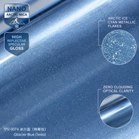 Film de protection de peinture (PPF) TPU bleu glacier pour Tesla Model Y, pré-découpé, prêt à l'emploi, 1,52x15m, vente en gros, directement de l'usine