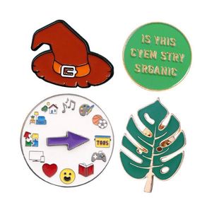 En gros, badges et épingles de revers en métal personnalisés, émail souple et émail dur, motifs chat, éléphant, amour, dessin animé, finition or rose - Product Image 4