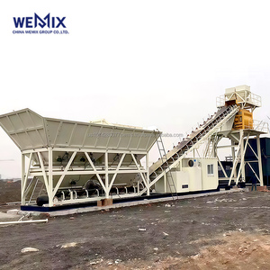 MHZS90 Centrale à béton sans fondation Centrale à béton sans fondation Alimentation par courroie sans fondation Usine à béton prête à l'emploi - Product Image 1