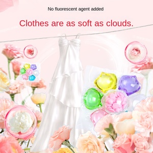 <span class=keywords><strong>Bolas</strong></span> de Lavado Desechables y Sostenibles, Cápsulas de Detergente Líquido para Ropa con Fragancia Duradera 7 en 1 - Product Image 4