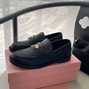 Miu Wholesale Mocassins en cuir décontractés pour hommes, légers et respirants, chaussures d'été avec semelle intérieure en caoutchouc rehaussante, style sexy - Product Image 6