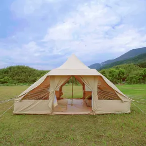 <span class=keywords><strong>Tente</strong></span> cloche <span class=keywords><strong>Touareg</strong></span> en toile de coton 100% 5x4m, glamping, imperméable, anti-moisissure, pour le camping en famille, tentes de plein air - Product Image 1