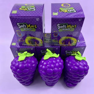 Hot-selling Extra-large purple Flour Grape Tpr Slow-rebound Squeeze Stress Reliever Stress Relief Toy Ball Slow Rebound - Product Image 3