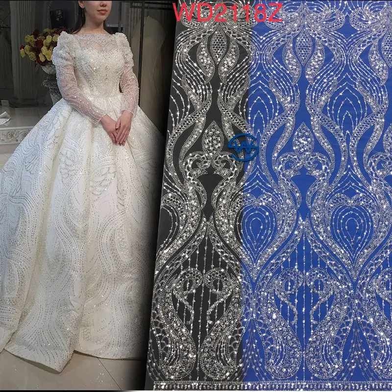 Elegant Wedding Lace Beaded Dubai Market Beading Sequin