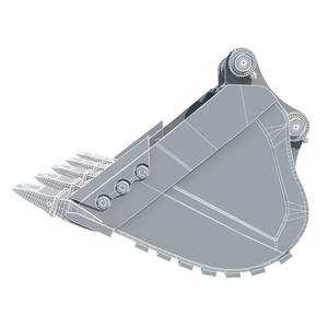 Cucharón de agarre para miniexcavadora pc120 pc200 de la mejor calidad - Product Image 5