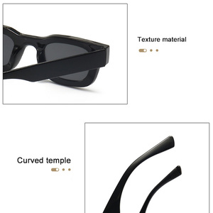 แว่นกันแดด Lmamba 5306 รุ่นยอดนิยม ทรงสี่เหลี่ยม ดีไซน์เนอร์สำหรับผู้หญิงและผู้ชาย คลาสสิก วินเทจ กรอบเล็ก  รับสั่งทำ - Product Image 4