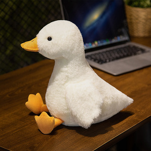 Offre Spéciale Force Marchand En Gros Blanc Jaune Oie En Peluche Oreiller grand Jaune Canard En Peluche Jouet - Product Image 2