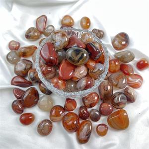 Agata Sardonica Naturale Lucidata, Ghiaia di Agata <span class=keywords><strong>Rossa</strong></span>, Pietra Levigata per Guarigione Reiki e Collezione - Product Image 5