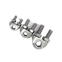 304 acier inoxydable U boulon selle attache câble câble pince pince