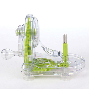 Éplucheur manuel multifonctionnel super rapide en plastique pour pommes, pommes de terre et fruits - Product Image 2