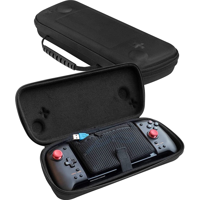 Shockproof EVA Hard Shell Bag for Nintendo Switch with Game Holder and Card Slots Portable Carry Case for 2nd Generation Console
