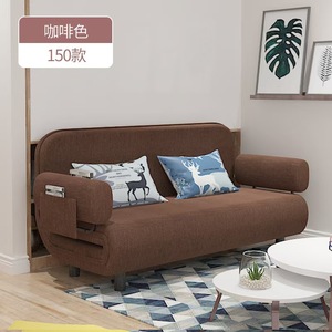Tay vịn đơn giản kéo ra có thể gập lại <span class=keywords><strong>Sofa</strong></span> kiêm giường gấp đi văng cho phòng khách vải lười biếng futon ngồi có thể ngả ngủ <span class=keywords><strong>sofa</strong></span> và giường - Product Image 5