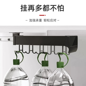 Porte-cintres coulissant télescopique à fixation supérieure pour armoire, organisateur de vêtements réglable en plastique et alliage d'aluminium - Product Image 4