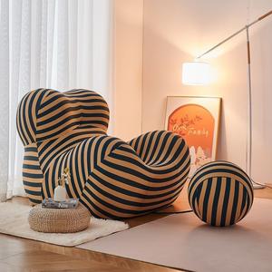 Fauteuils de luxe Italia avec pouf salon fauteuils <span class=keywords><strong>La</strong></span> <span class=keywords><strong>Mamma</strong></span> fauteuil compressé canapés canapé simple fauteuil inclinable pour - Product Image 1