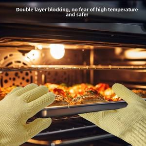 Competitive Work Safety Gloves with Anti-Fire Flame Retardant and Cut-Resistant Features Made of Pure <b>Aramid</b> <b>Fiber</b> - Product Image 4