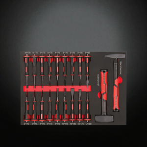 Conjunto Profissional SKY HAMMER OEM de 20 Peças: Martelo e Ferramentas Manuais de Metal e Pedra com Cinzel Cônico para Reparo Automotivo em Espuma EVA - Product Image 3