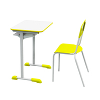Meubles scolaires brésiliens, ensemble bureau et chaise pour étudiants, table et chaise de classe pour élèves