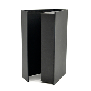 Boîte cadeau personnalisée en forme de livre noir avec fermeture magnétique, revêtement UV, lamination brillante mate, gaufrage, carton rigide, taille personnalisée, logo - Product Image 4