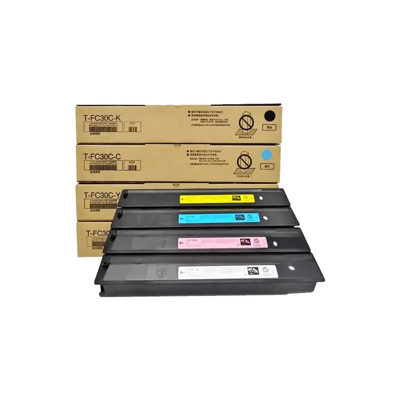 Cuộc Sống Lâu Dài Chất Lượng Cao Giá Cả Thuận Lợi T-FC30 Máy Photocopy Toner Cartridge Cho Toshiba E-Studio 2050C 2051C 2550C 2551C