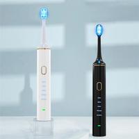 Brosse à dents électrique sonique LED Portable, Vibration douce, minuterie intelligente, blanchiment des dents, personnalisé
