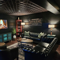 Großhandel Maßgeschneiderte KTV Karaoke Nachtclub Sofa Lounge Gewerbemöbel Disco Retro Bar Ledercouch
