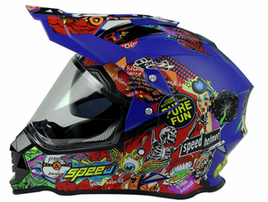Bestseller ABS materiale moto Cross Country moto Full Face casco moto casco moto all'ingrosso per moto - Product Image 2