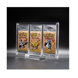 Étui acrylique pour <span class=keywords><strong>Pokemon</strong></span> Fossil booster pack Lapras Long Foil <span class=keywords><strong>base</strong></span> set cartes - Product Image 3