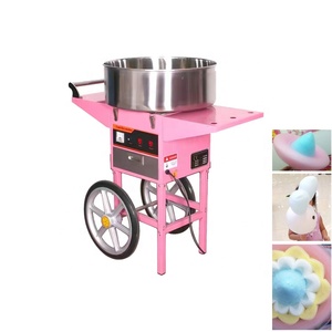 Professional Grade Electric Cotton <strong>Candy</strong> Machine New Commercial Use Mobile Cart for Making Sugar <strong>Floss</strong> for Weddings Community - Product Image 4