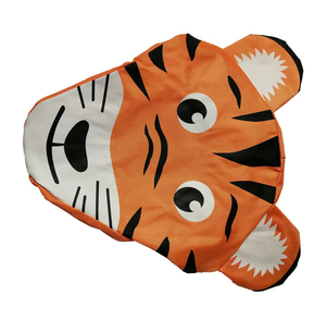 3D açık su geçirmez koruyucu kalkan Polyester mavi bisiklet koltuğu özelleştirilmiş baskılı logo promosyon sele kılıfı kapakları - Product Image 2