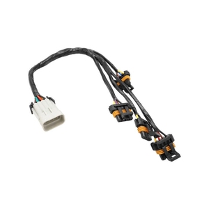 Conector de cableado eléctrico para inyectores de combustible de coche, de 2 pines macho Bosch <span class=keywords><strong>a</strong></span> inyectores Denso de ranura alta, <span class=keywords><strong>convertidor</strong></span> de cable. - Product Image 5