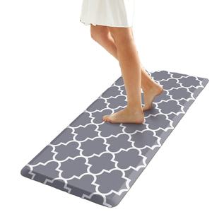 Tapis de cuisine moderne en PVC, anti-fatigue, en mousse à mémoire de forme, tapis confortables pour bureau, imperméables et lavables - Product Image 1