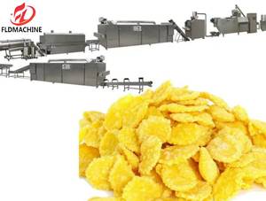 Điều kiện mới tự động đồ ăn nhẹ thực phẩm máy móc điện Ngô Puff đùn Mixer nướng lò sản xuất bột ngô phồng - Product Image 3