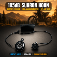 Kit de Bocina a Batería Trontech, Bocina Universal para Motocicleta con Interruptor en el Manillar para Motocross, Bicicleta Eléctrica, ATV