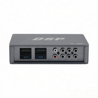 Amplificador DSP para Auto, Procesador de Audio BT, Específico para Vehículo, Plug and Play, Sin Modificaciones de Cableado, Amplificador de 4 Entradas y 6 Salidas