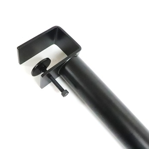 Kẹp bàn chân hiện đại thanh văn phòng bàn thép Cà phê ăn uống kim loại F có thể điều chỉnh chiều cao Kính thiên văn kẹp chân bàn - Product Image 4