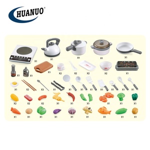 Semblant jouer vaisselle cuisine jouet ensemble grande simulation cuisine jouets avec lumière et musique - Product Image 3